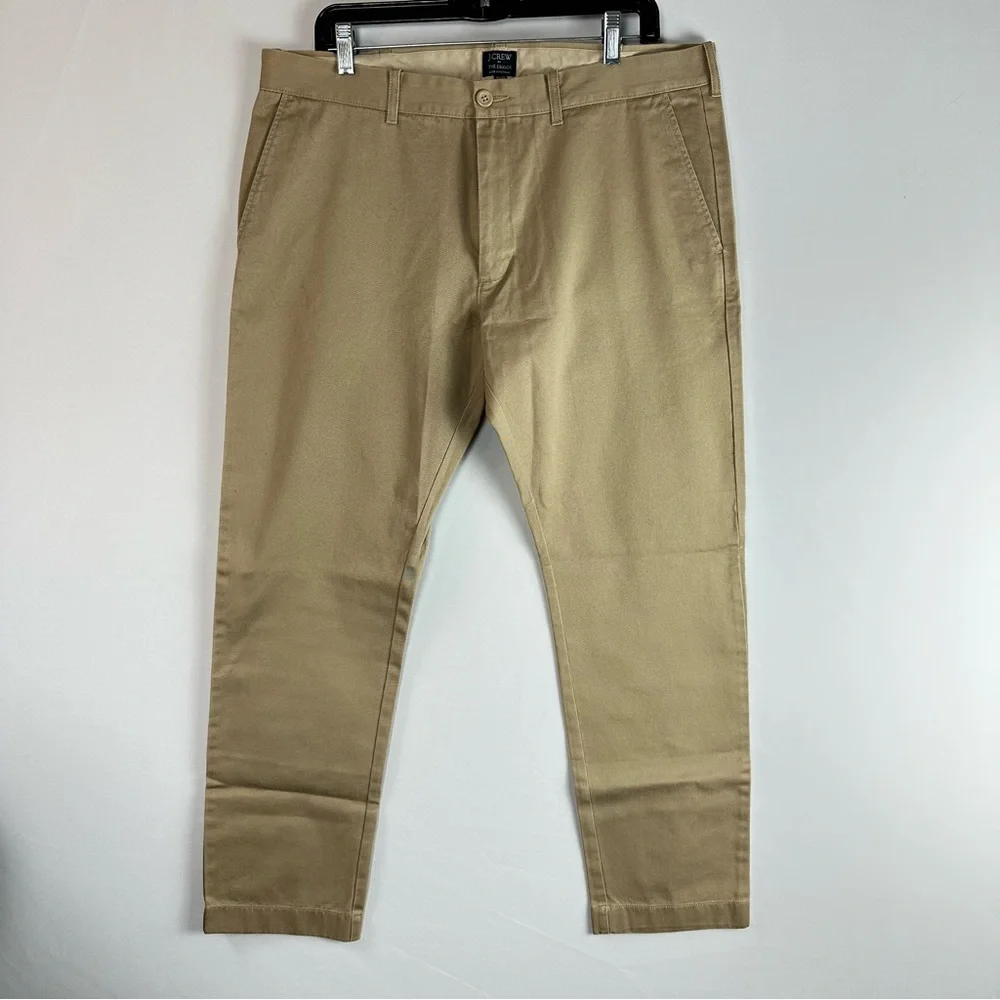 J. CREW The Driggs flat front chino pants - 36 x 30